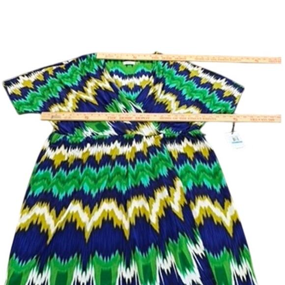 NWT!"CALVIN KLEIN" Aztec Sundress SZ 20W Soft Boho Hippie Missing Belt See Image - Picture 6 of 15